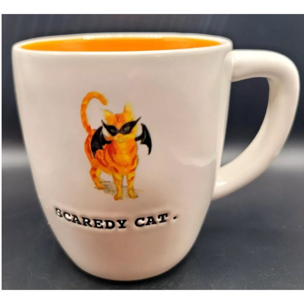 Rae Dunn Artisan Collection Scaredy Cat Halloween M